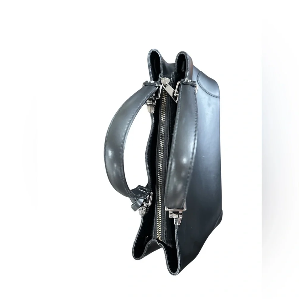 Cielo Celeste Black Genuine Italian Leather Purse